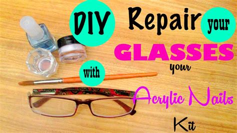 Can nail polish fix glasses?