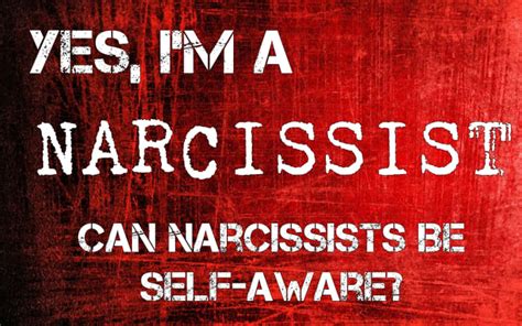 Can narcissists be self aware?