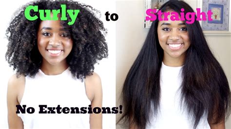 Can naturally curly hair become naturally straight?