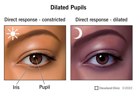 Can no sleep cause dilated pupils?