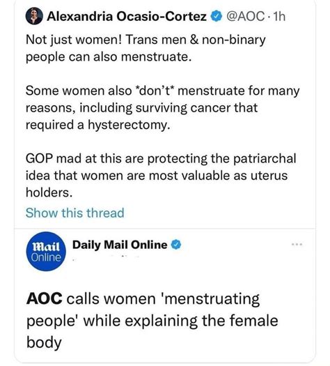 Can nonbinary people menstruate?