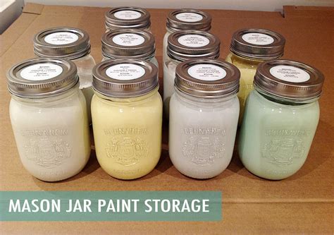Can oil paint be stored in jar?