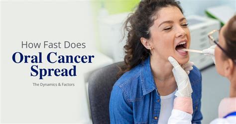 Can oral cancer spread fast?