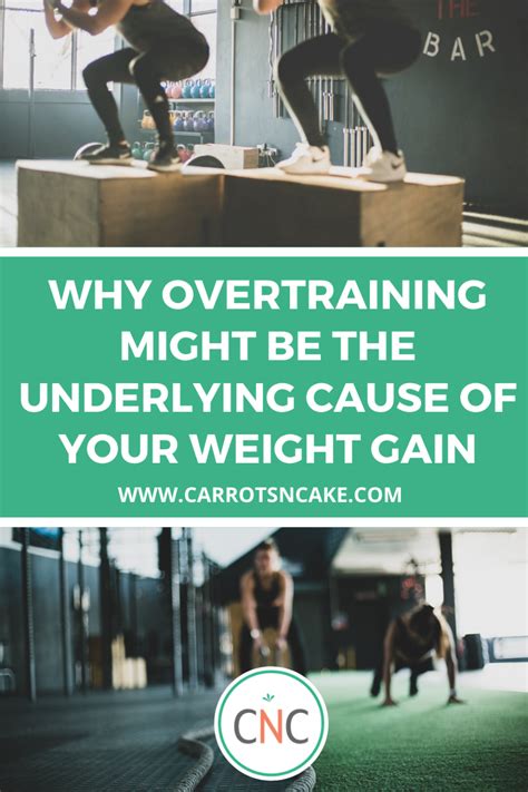 Can overtraining cause weight gain?