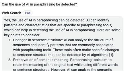 Can paraphrase be detected?