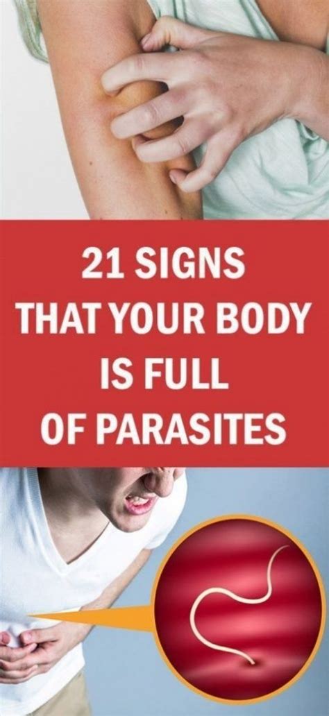 Can parasites cause tingling in body?