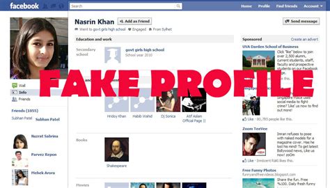 Can people make fake profiles?
