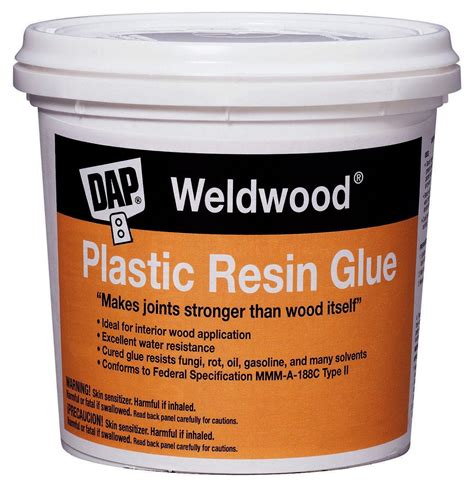 Can plastic wood be glued?