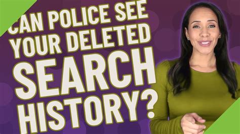 Can police see your recently deleted?