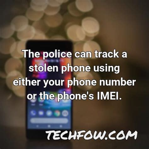 Can police track IMEI if phone is off?