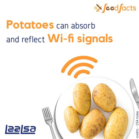 Can potatoes reflect Wi-Fi?