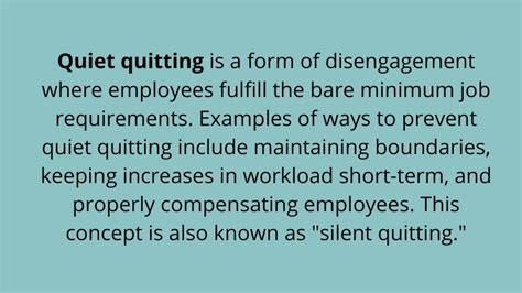 Can quiet quitting get you fired?
