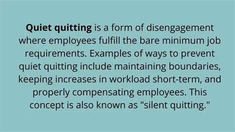 Can quiet quitting get you fired?