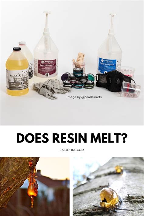 Can resin melt in heat?