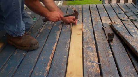 Can rotten deck boards be repaired?
