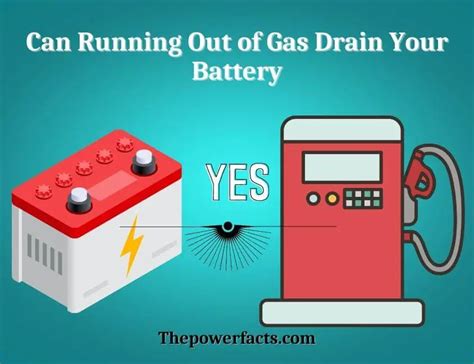 Can running out of gas damage battery?