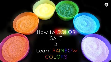 Can salt change colour?