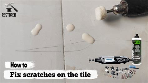 Can scratches be removed from tiles?