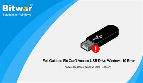 Can see a USB but can't access it?
