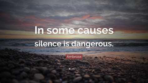 Can silence be toxic?