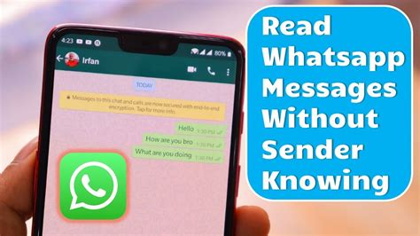 Can someone else read your WhatsApp message without you knowing?