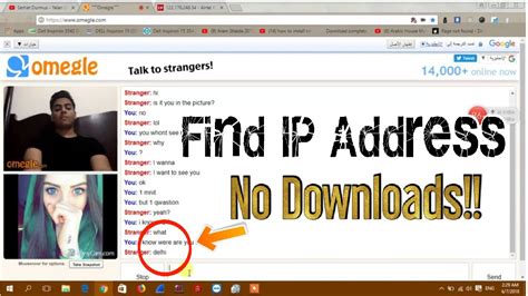 Can someone know my IP on Omegle?