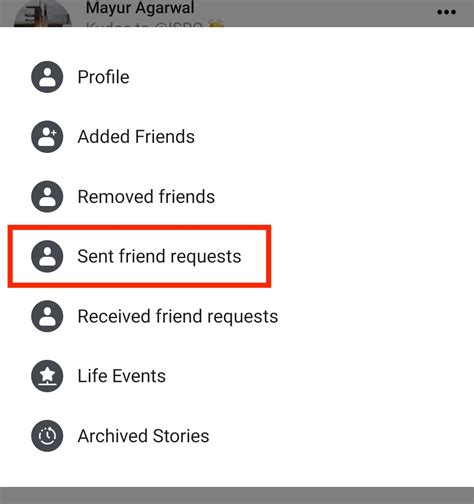 Can someone see if you Cancelled a friend request?