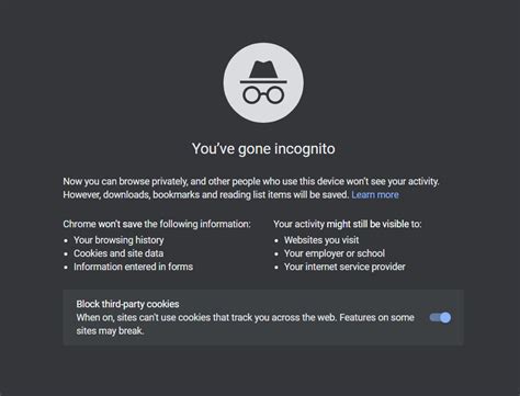 Can someone track your activity on incognito?
