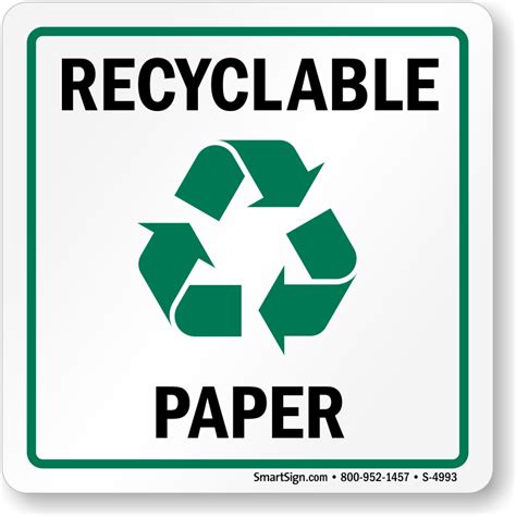 Can sticky paper labels be recycled?
