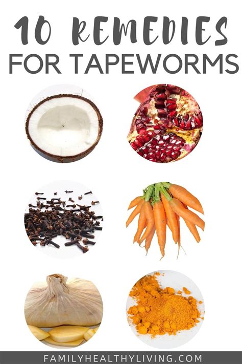 Can tapeworms be removed naturally?