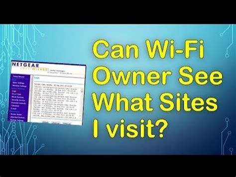 Can the WiFi owner see what I search?