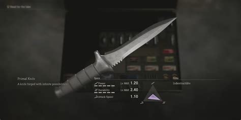 Can the knife break in re4?