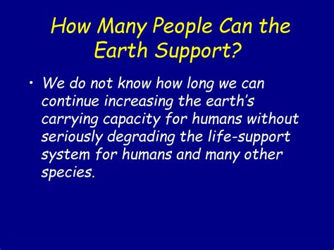 Can the world support 1 trillion people?