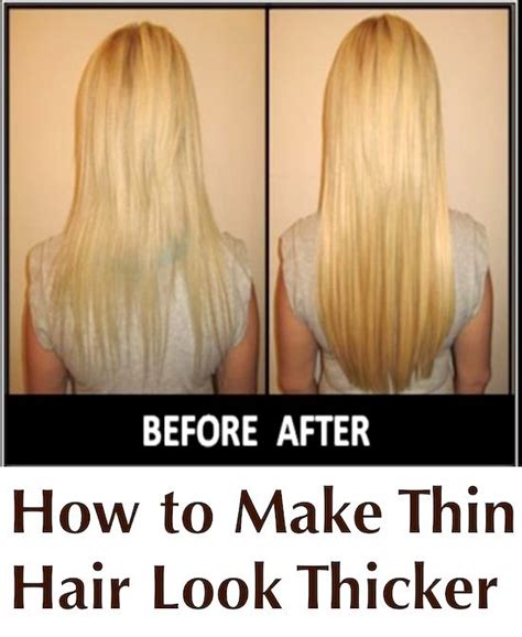 Can thin hair look thick?