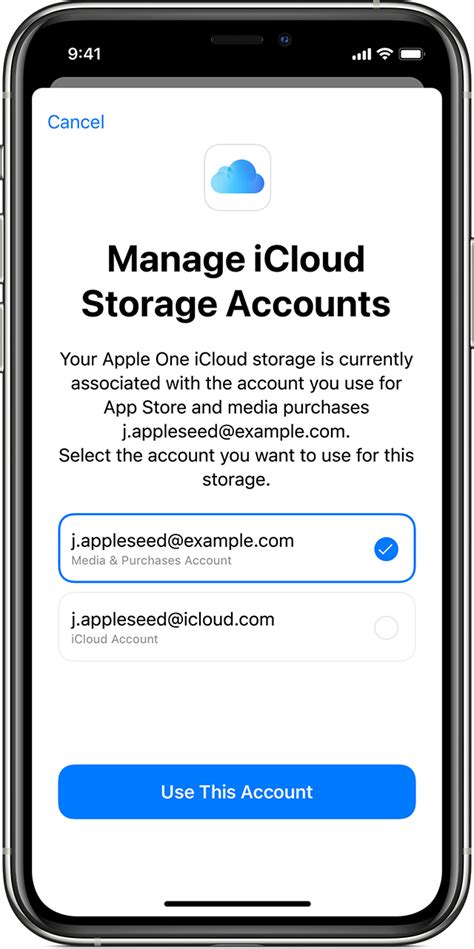 Can two Apple IDs use the same iCloud storage?