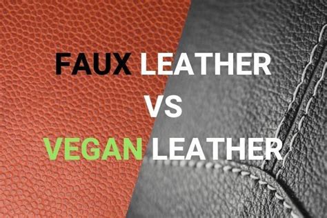 Can vegans wear fake leather?