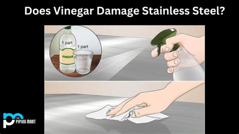 Can vinegar damage stainless steel?
