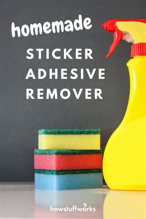 Can vinegar remove adhesive residue?