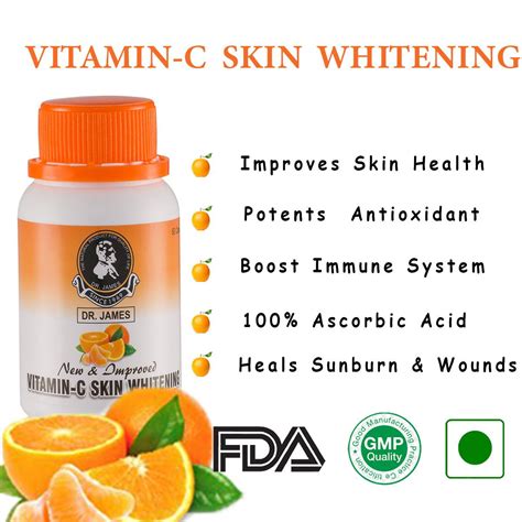 Can vitamin C whiten skin?