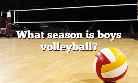 Can volleyball be for boys?