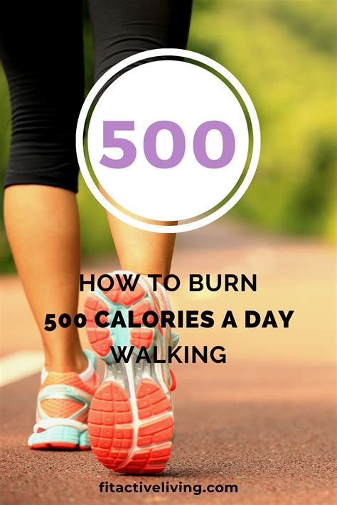 Can walking burn 500 calories a day?