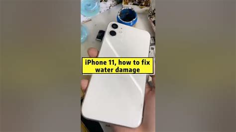 Can water damage iPhone 11 Face ID?
