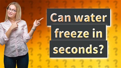 Can water freeze above 32f?