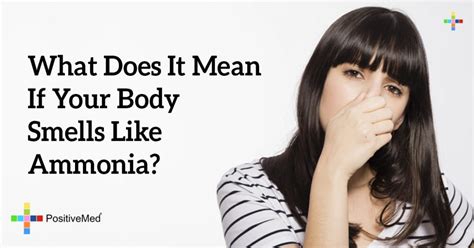Can water smell like ammonia?