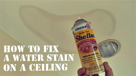 Can water stains be fixed?