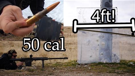 Can water stop a 50 cal?