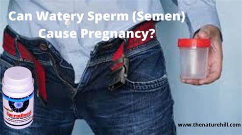 Can watery sperm cause pregnancy?