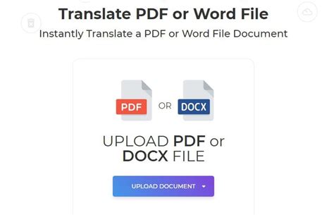 Can we convert a PDF in German to English?