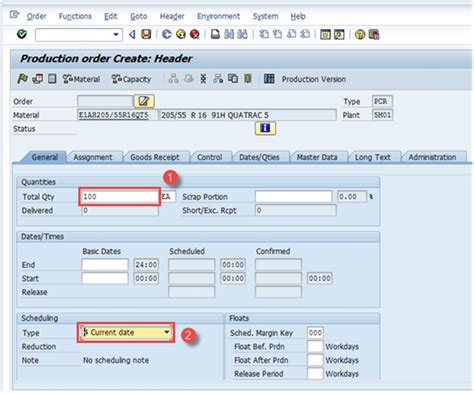 Can we create production order without BOM in SAP?
