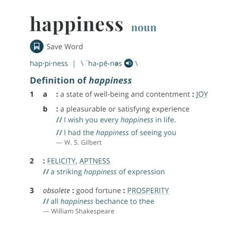 Can we define happiness?